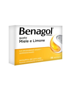 Benagol Antisettico Bocca e Gola Miele Limone