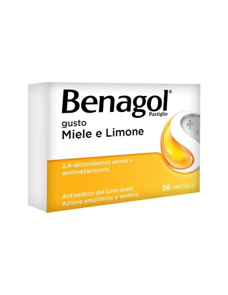 Benagol Antisettico Bocca e Gola Miele Limone