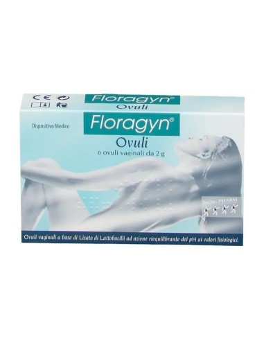 Ovuli vaginali riequilibranti - 6 pezzi