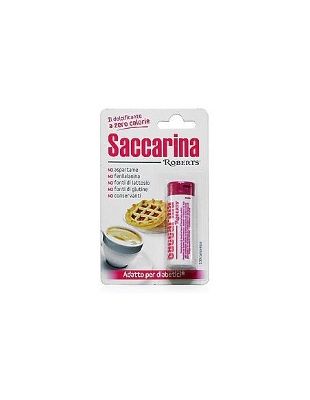 Dolcificante Saccarina Senza Calorie 100 Compresse