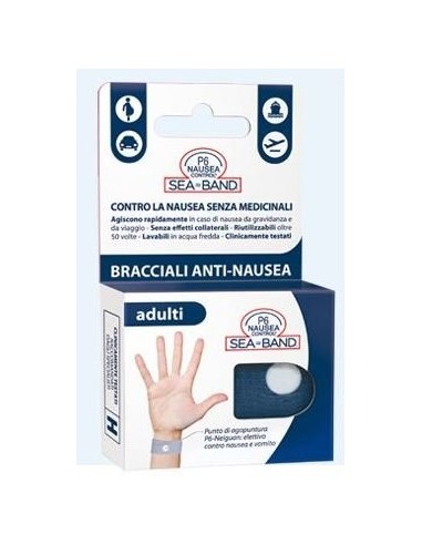 Bracciale anti nausea per viaggi