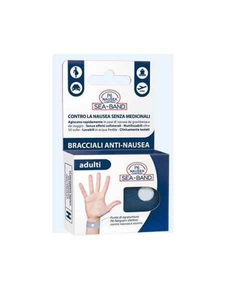 Bracciale anti nausea per viaggi