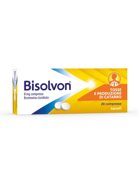 Bisolvon 8 mg Mucolitico - Sollievo Tosse