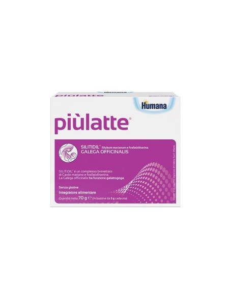 Humana Piulatte Plus Bustine - Benessere latte