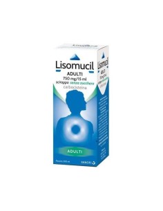 Tosse mucolitico senza zucchero - Lisomucil 750 mg/15 ml
