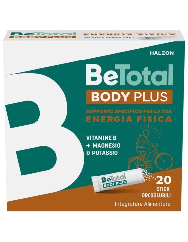 Be-Total Body Plus Integratore Alimentare Vitamina B Magnesio Potassio Adulti 20 Bustine