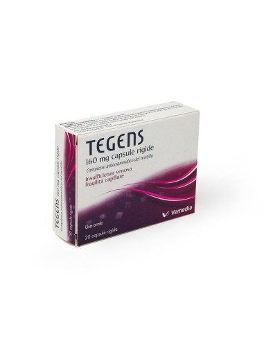 Tegens 160 Mg - Insufficienza Venosa Capsule 20