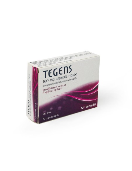 Tegens 160 Mg - Insufficienza Venosa Capsule 20