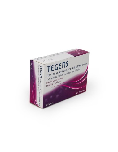 Tegens 160 Mg per insufficienza venosa - 20 bustine