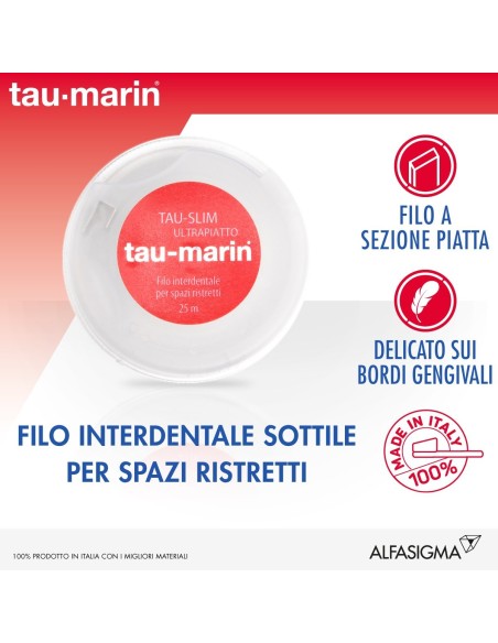 Filo interdentale slim ultrapiatto - Tau-Marin
