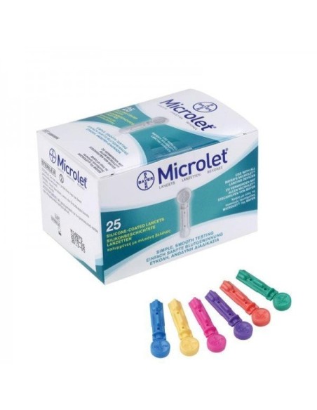 Lancette pungidito colorate Microlet - 25 pezzi