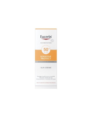 Crema solare viso SPF50+ per pelle normale/secca