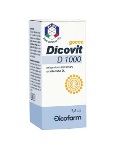Vitamina D in gocce - Dicovit D 7,5 ml
