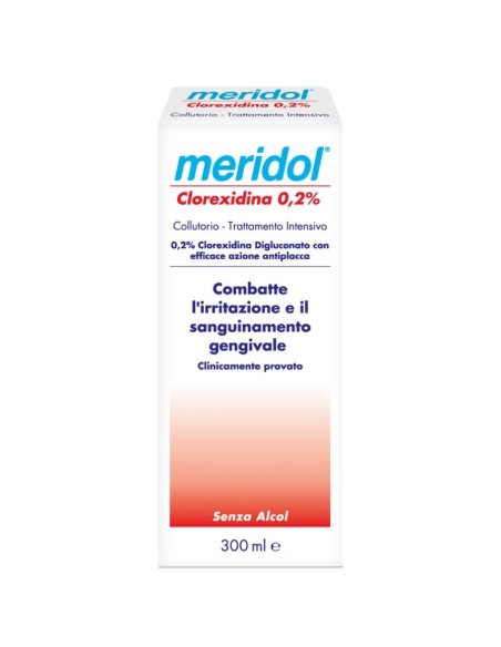 Collutorio gengive infiammate - Meridol 0,2% 300 ml
