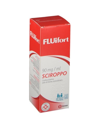 Carbocisteina Sciroppo 9% Fluifort 200 ml