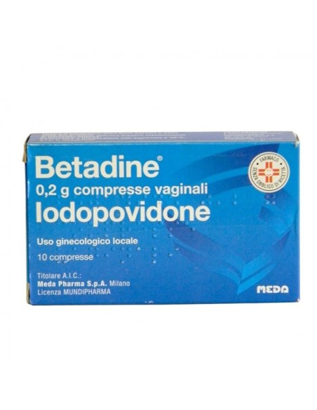 Betadine 200 mg Iodopovidone Vaginali - Compresse