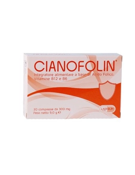 Acido Folico e Vitamine - Cianofolin 30 Compresse