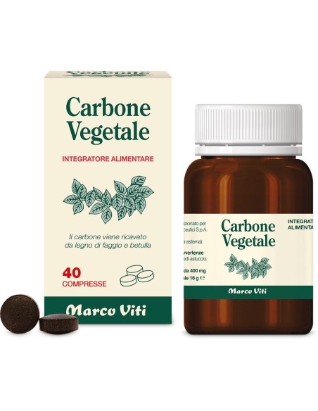 Carbone Vegetale Integratore Intestinale - Marco Viti