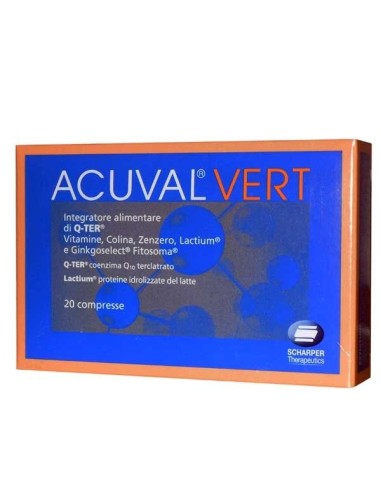Acuval Vert Integratore Antiossidante - 20 Compresse