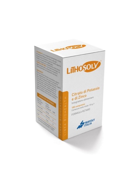 Lithosolv Integratore 100 Compresse Retard - Benessere Osseo