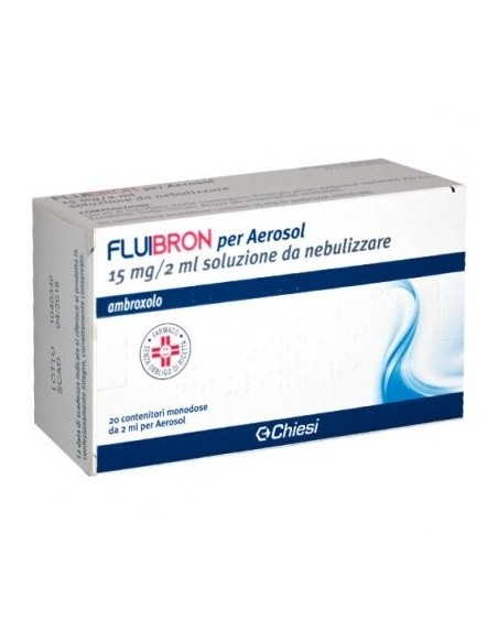 Fluibron Aerosol 15 mg/2 ml Soluzione Nebulizzante