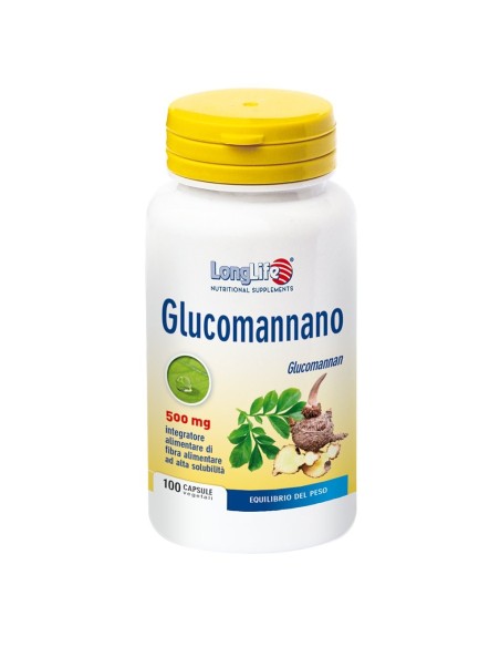Glucomannano Integratore Dimagrante - 100 Capsule