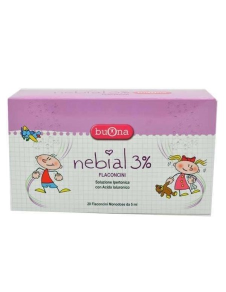 Nebial 3% Flaconcini Nasale Bambini - Decongestionante