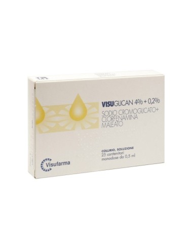 Collirio Visuglican 4% + Cromoglicato 0,2% 25 Dosi