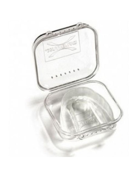 Dr. Brux Bite Notturno Superiore Trasparente - Sollievo notturno per fastidio dentale | Fedel Farma IT