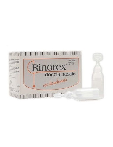 Rinorex Fiala Doccia Nasale 5 ml 15 Pezzi