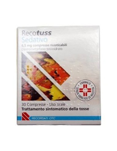 Sedativo Tosse Destrometorfano 6,5 mg