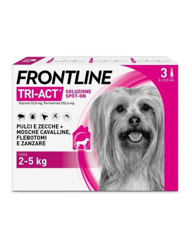 Frontline Tri-Act Antiparassitario Cani 2-5 kg