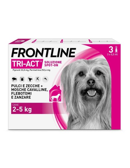 Frontline Tri-Act Antiparassitario Cani 2-5 kg