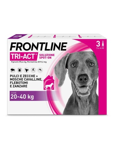 Frontline Tri-Act Antiparassitario Cani 20-40kg