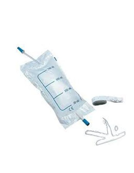 Sacca Urina Gamba 35 cm con Valvola Scarico
