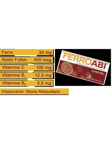 Integratore Ferro e Vitamine - Confetti Masticabili