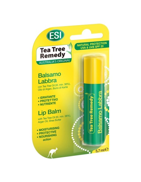 Balsamo Labbra SPF 20 Tea Tree Remedy