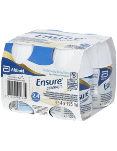 Ensure Compact Alimento a Fini Medici Speciali Ipercalorico e Proteico Vaniglia 4x125ml