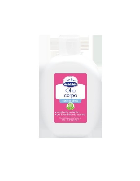 Olio corpo neonati all olio di riso - Euphidra AmidoMio