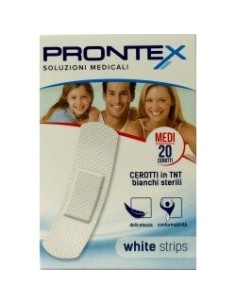 Safety Prontex White Strips: cerotti TNT 20 pezzi
