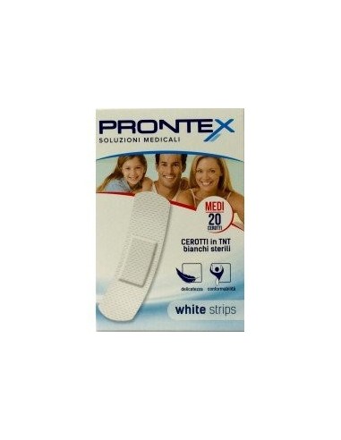 Safety Prontex White Strips: cerotti TNT 20 pezzi