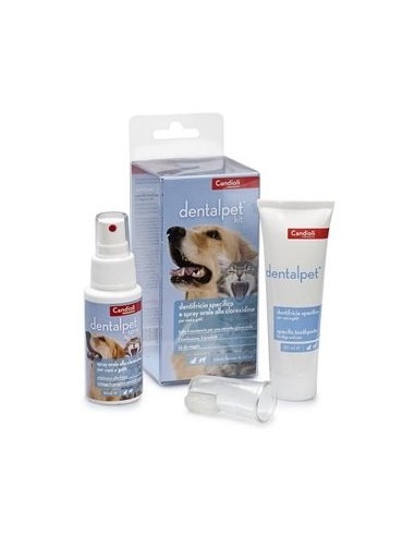 Dentifricio Igiene Orale Cani e Gatti Kit Dentalpet