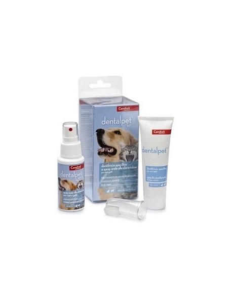 Dentifricio Igiene Orale Cani e Gatti Kit Dentalpet