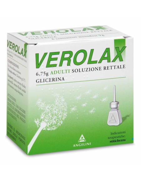 Verolax Soluzione Rettale Adulti Clismi 6x6,75g