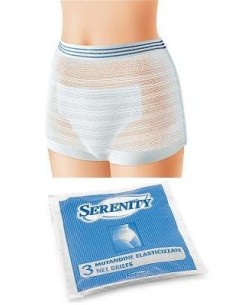 Mutandina elastica a rete per pannoloni XL - 3 pezzi