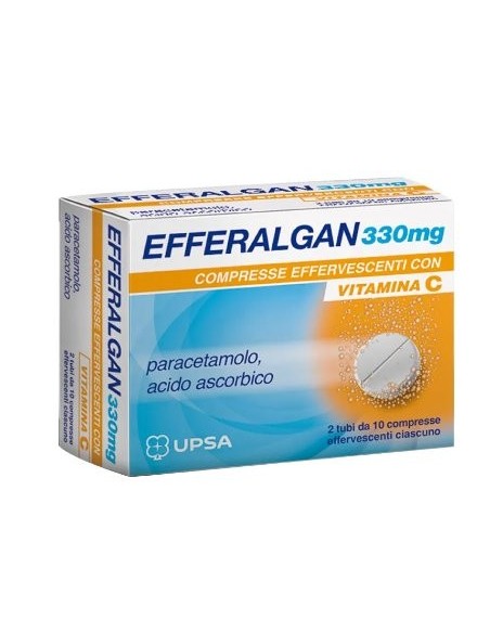 Efferalgan con Vitamina C 330 mg 20 Compresse