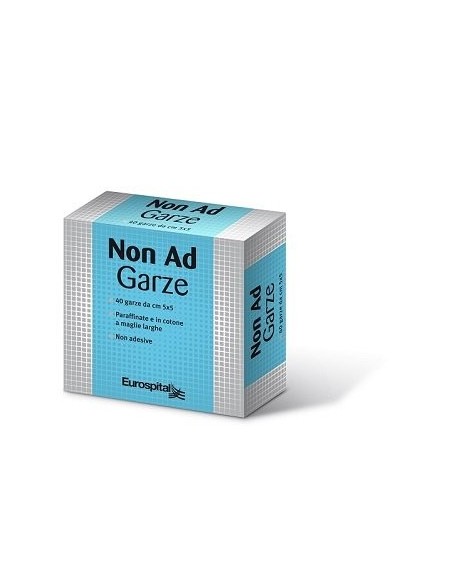 Garze paraffinate in cotone 5x5 cm 40 pezzi