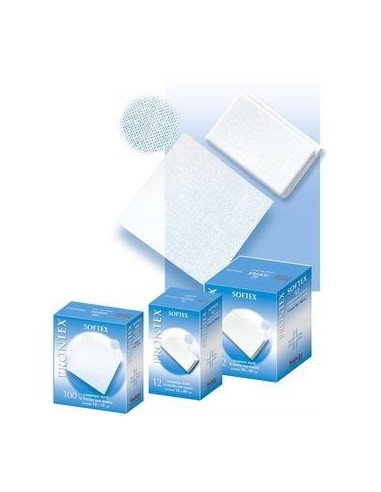 Safety Prontex Softex Garze Tessuto Non Tessuto 36x40 cm 12 Pezzi