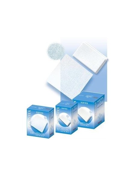 Safety Prontex Softex Garze Tessuto Non Tessuto 36x40 cm 12 Pezzi