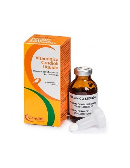 Integratore vitaminico liquido per uccelli - Candioli